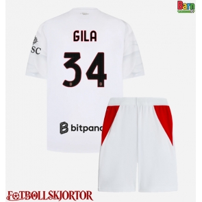 AC Milan Mario Gila #34 Borta Kläder Barn 2026-27 Kortärmad (+ Korta byxor)